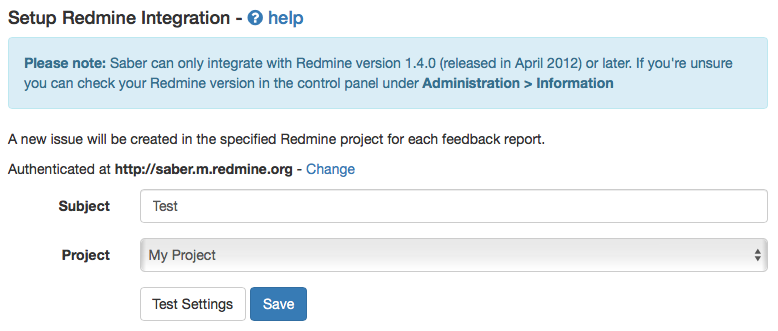 Redmine Setup Stage 2