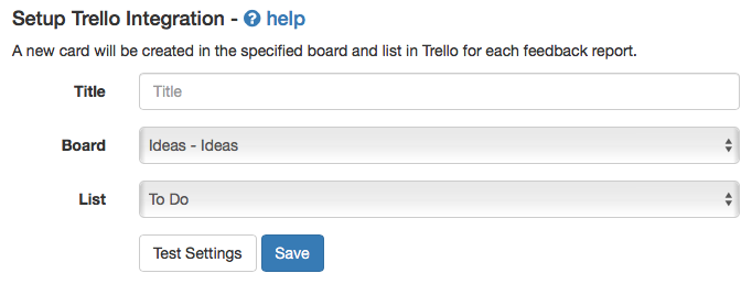 Trello Integration Stage 3