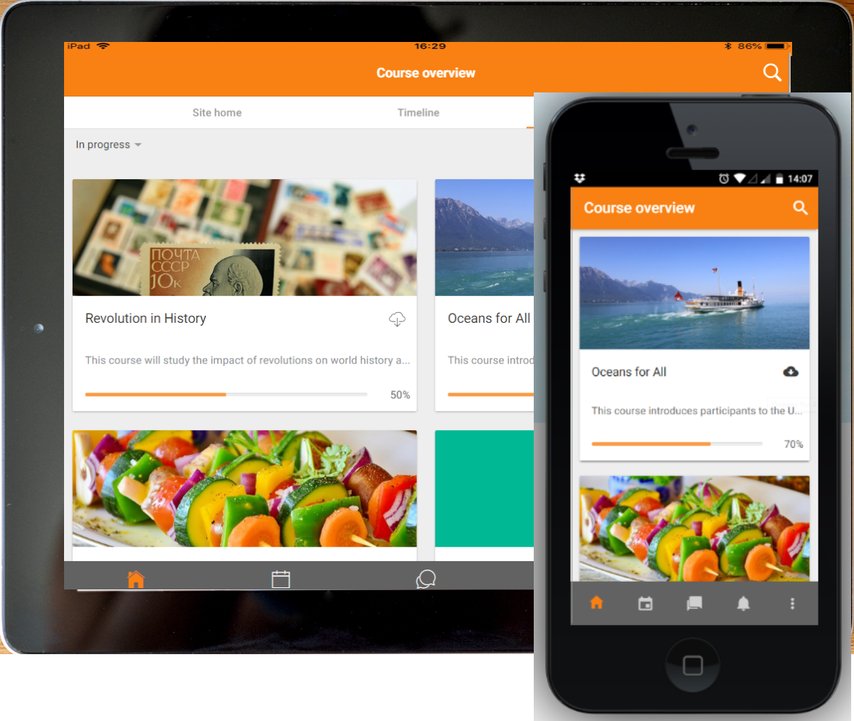 Moodle official mobile app