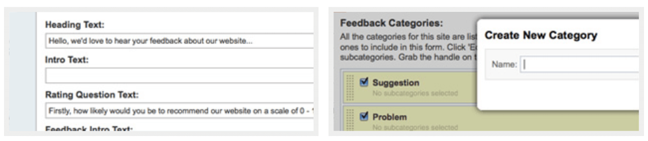 Feedbackify form editor