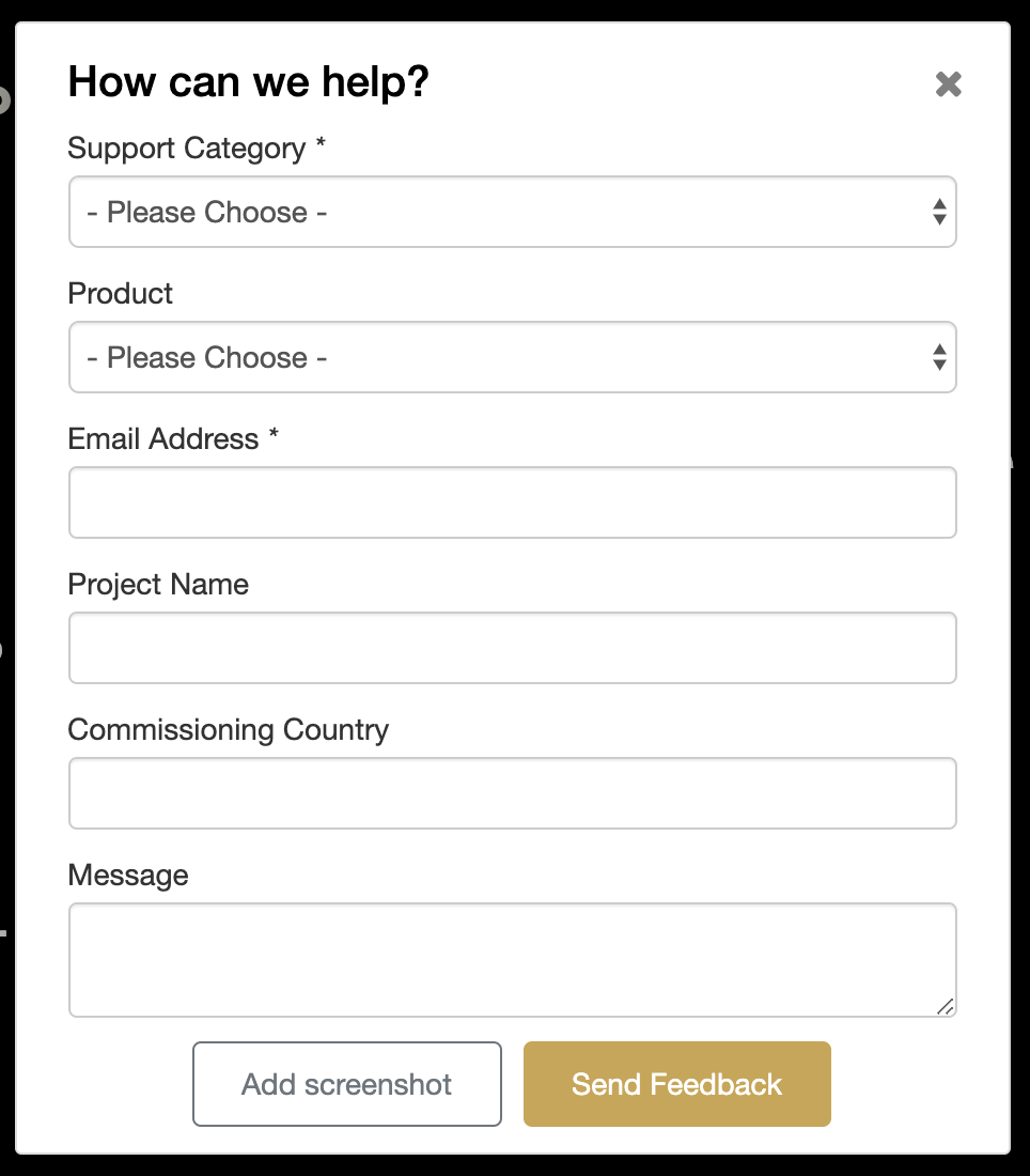 Saber Feedback usability form template